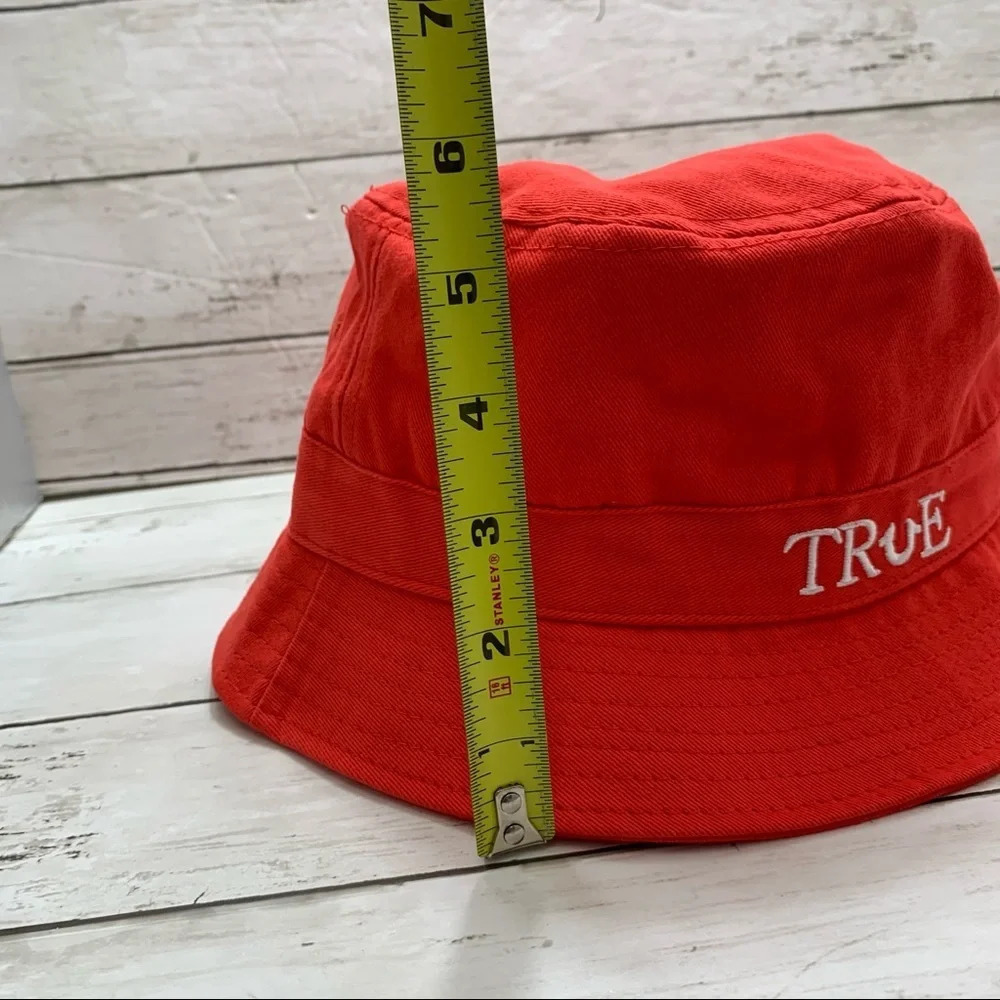 True Religion Red True Bucket Hat - Picture 7 of 10